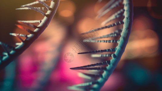 人打霜的素材DNA双螺旋结构的进化设计图片
