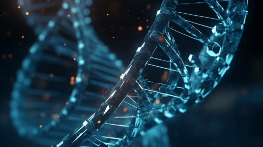 双螺旋结构的DNA高清图片
