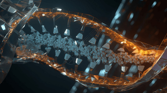 医学中的DNA修复背景图片
