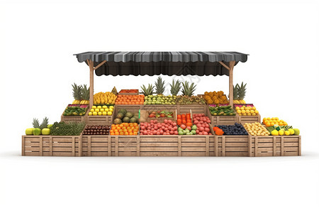 水果和蔬菜背景图片