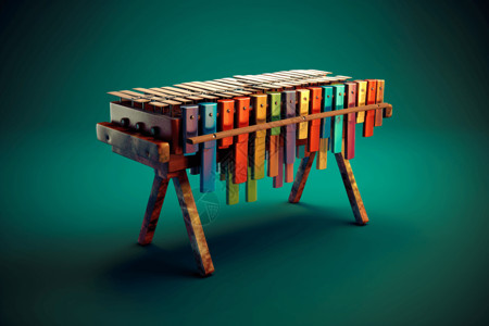 连琴乐器颤音琴设计图片