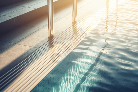 瓷砖水刀素材创意泳池台阶设计图片