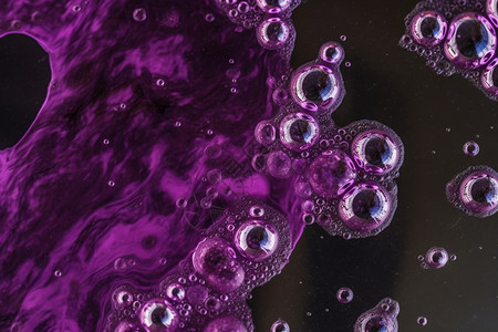 紫色气泡背景背景图片