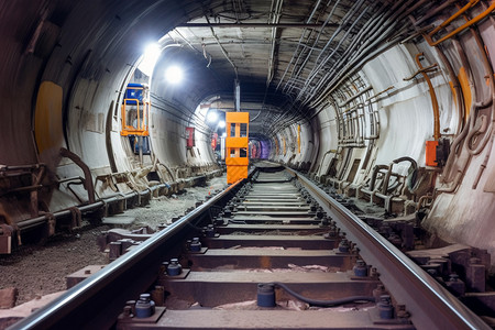 地铁隧道建筑场景图片