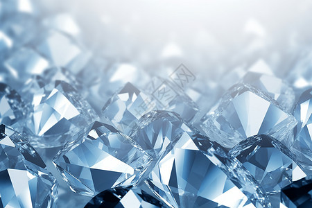 珍贵蓝色妖姬美丽的钻石设计图片