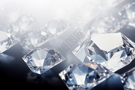钻石饰品闪亮的钻石设计图片