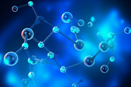 分子结构科技背景背景图片