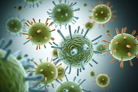 生物细菌病毒背景图片