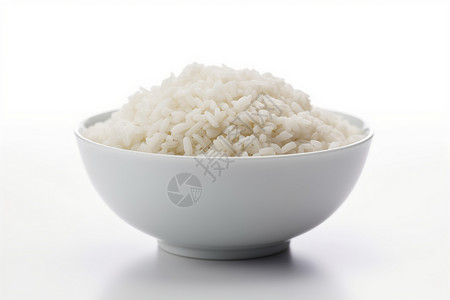 一碗大米饭背景图片