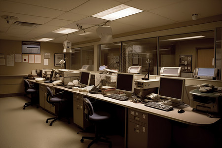 现代的办公室场景背景图片