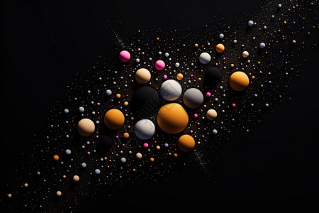 球星贝肯鲍尔色彩几何抽象背景设计图片