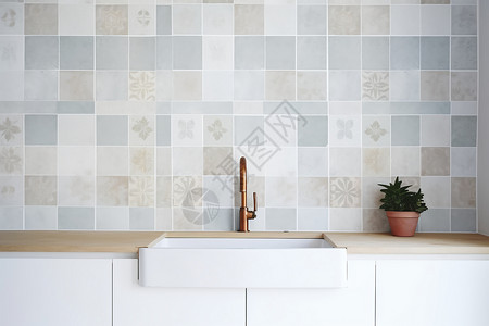 建筑陶瓷北欧家居的浴室台面设计图片