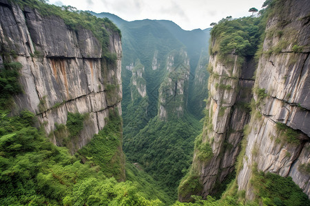 谷岩壁纸悬崖的景色背景