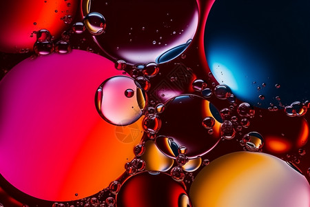 油水的抽象形式背景图片