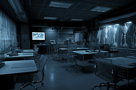 现代化医疗放射科背景图片