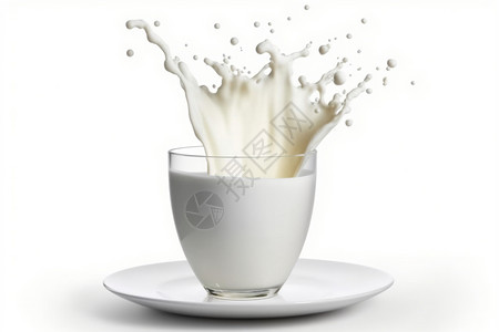 新鲜营养的牛奶图片
