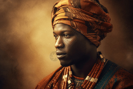 非洲人的传统服装和配饰图片
