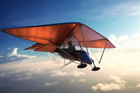 滑翔机悬挂式高清图片