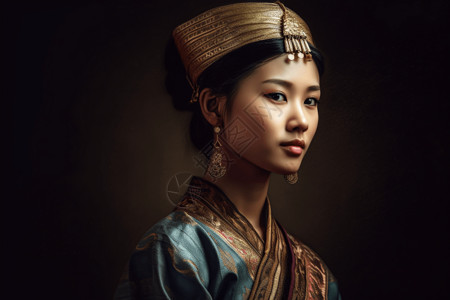 亚洲人传统服装和配饰图片