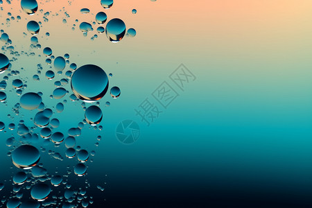 水滴气泡纹理背景图片
