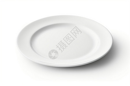 白色的盘子背景图片
