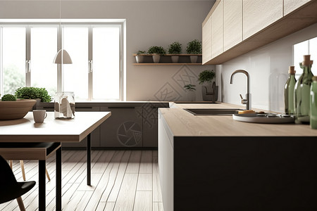 军舰岛公寓公寓的厨房建筑设计图片