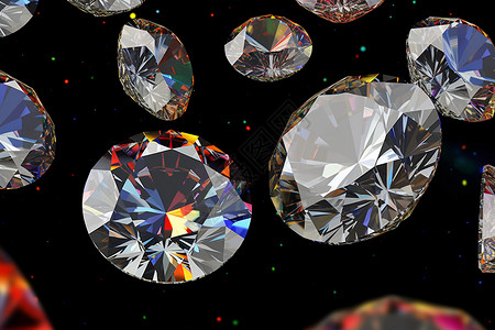 贵重五光十色的钻石设计图片