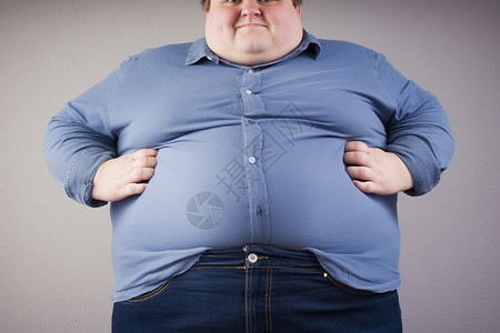 肥胖的男人背景图片