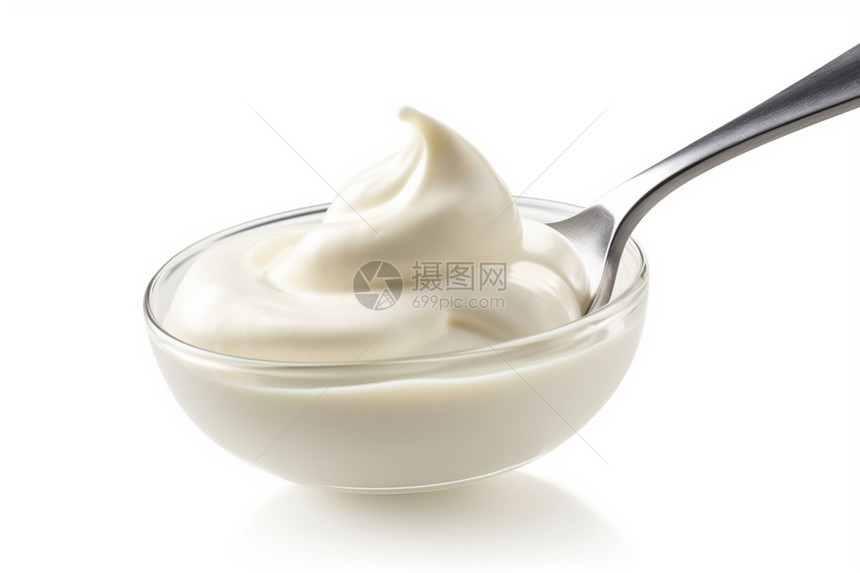 丝滑的酸奶图片