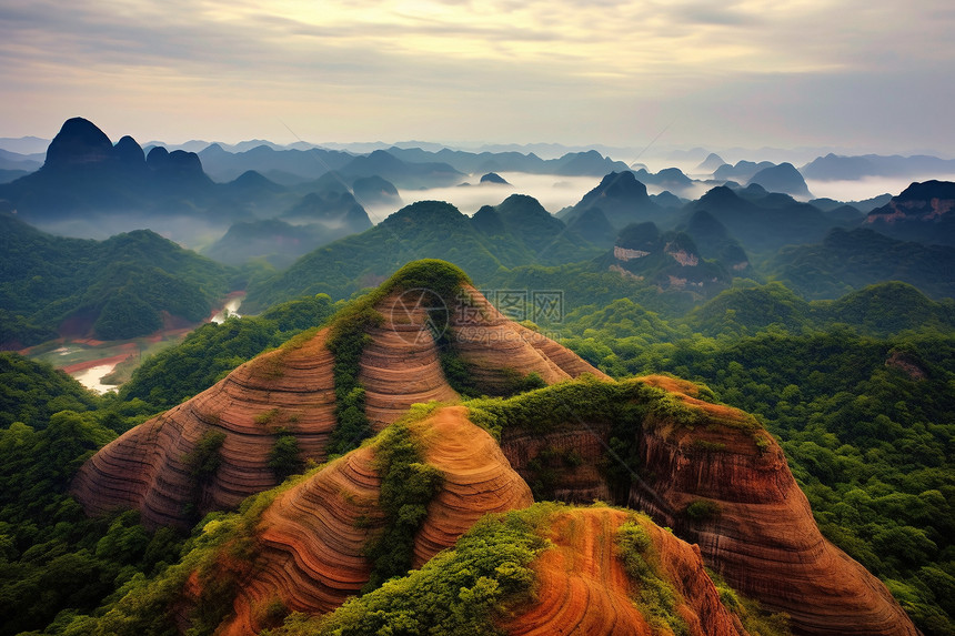 山脉唯美的风景图片