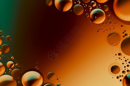 抽象的艺术气泡背景图片