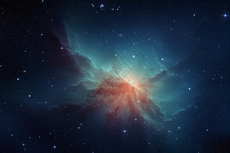 天空中的星团背景图片