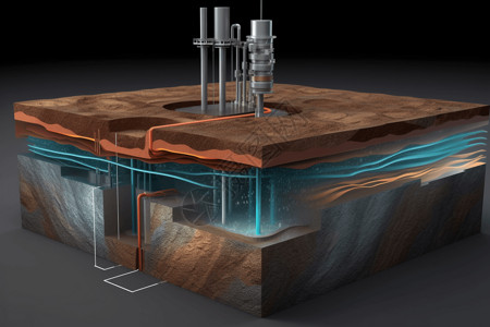 地热井科技设备设计图片