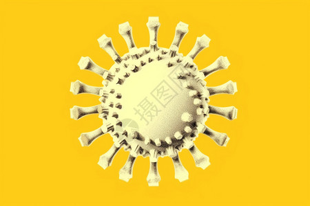 冠状病毒结构背景图片