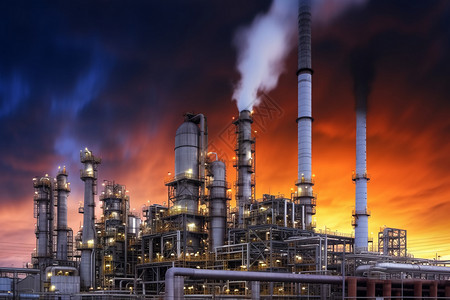 石油工厂生产工厂设计图片