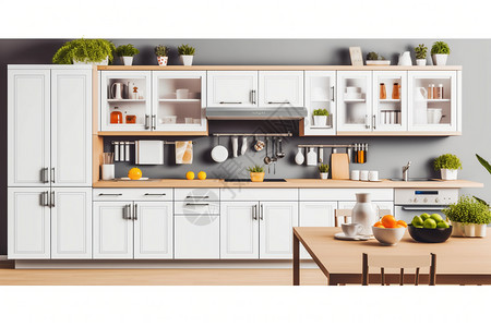 厨房材料木质材料的厨房设计图片