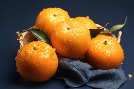 新鲜健康的橘子图片