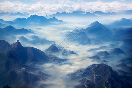 美丽的山脉风景图片