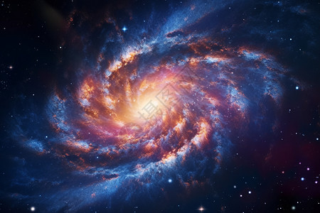 宇宙漩涡银河背景图片