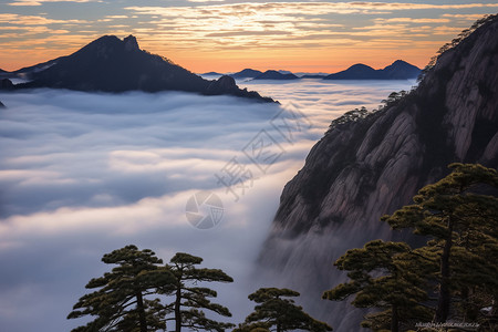 中国的云海风景图片