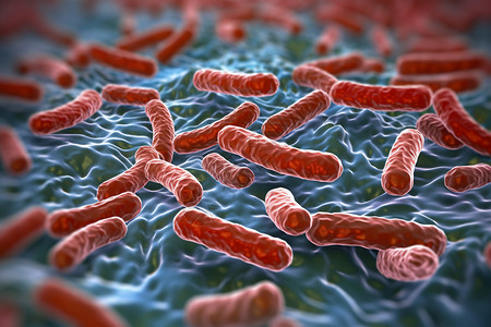 微生物发酵乳酸菌落概念图设计图片