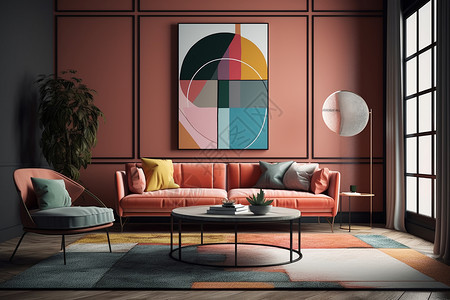 彩色现代家居设计图片