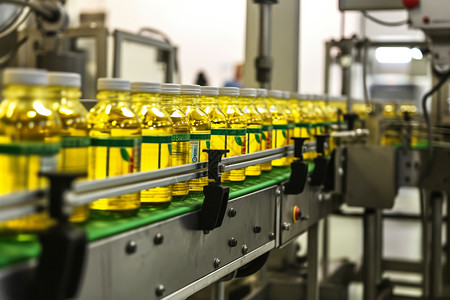 自动化饮料工厂高清图片