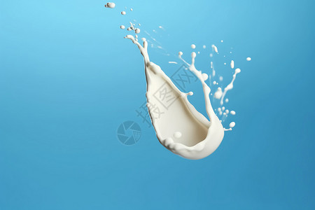 牛奶乳品流动的白色液体背景设计图片