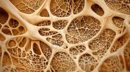 骨骼组织样本背景图片