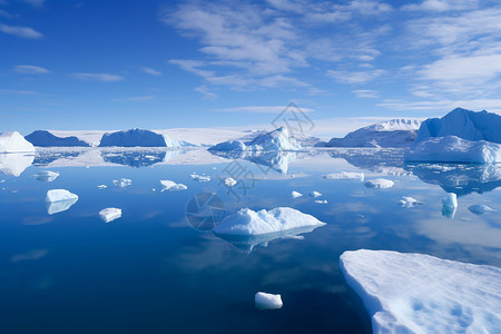 格陵兰岛海洋景观高清图片