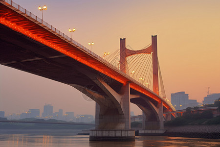 千思门嘉陵江跨江大桥背景