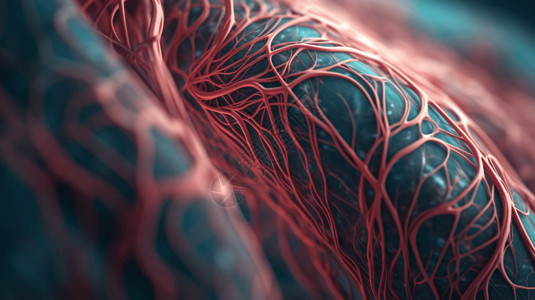 血根草人体的肌肉纤维设计图片