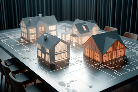 房屋立体模型图片