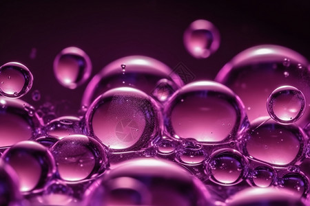 透明水泡气泡透明的气泡插画